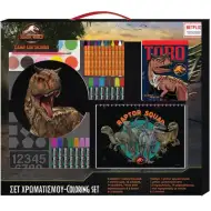 Jurassic World: Obóz Kredowy zestaw do kolorowania 54x47cm
