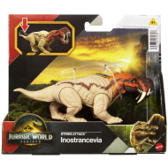 Jurassic World: Odrodzenie Strike Attack Inostrancevia atakująca figurka dinozaura – Mattel