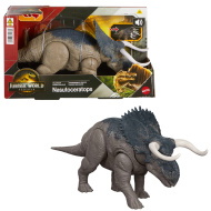 Jurassic World: Odrodzenie Wild Roar Nasutoceratops atakująca figurka dinozaura - Mattel
