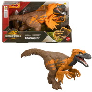 Jurassic World: Odrodzenie Wild Roar Utahraptor atakująca figurka dinozaura - Mattel