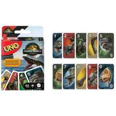 Jurassic World: Odrodzenie gra karciana UNO - Mattel zdjęcie 3