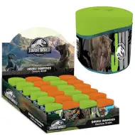 Jurassic World: Temperówka z dwoma otworami Tyrannosaurus Rex 1 szt.