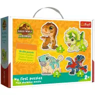 Jurassic World: Urocze dinozaury - Moje pierwsze puzzle dla maluchów 3-4-5-6 elementów - Trefl