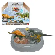 Jurassic World: Zestaw Bitewny Dino Reveal z 2 dinozaurami - Mattel