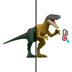 Jurassic World: Zestaw Bitewny Dino Reveal z 2 dinozaurami - Mattel zdjęcie 4