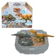 Jurassic World: Zestaw bitewny Dino Reveal z 2 figurkami dinozaurów - Mattel