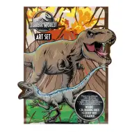 Jurassic World: Zestaw do kolorowania z naklejkami i 6 flamastrami