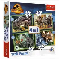 Jurrasic World 4 w 1 puzzle - Trefl
