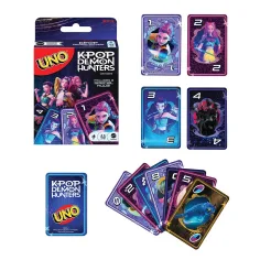 K-POP Łowcy demonów - gra karciana UNO - Mattel zdjęcie 3