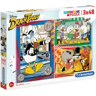 Kacze opowieści Supercolor 3 w 1 puzzle 3x48 sztuk - Clementoni
