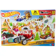 Kalendarz adwentowy Hot Wheels z 10 niespodziankowymi autkami – Mattel