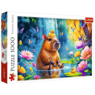 Kapibara w wodzie, puzzle 1000 elementów - Trefl