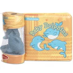 Kąpielowa zabawka: Wodoodporna książka, małe delfiny - Melissa & Doug zdjęcie 2