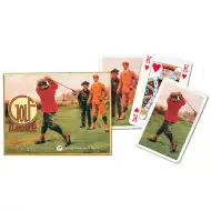 Karty artystyczne Rummy - Chłopcy grający w golfa 2x55 kart - Piatnik