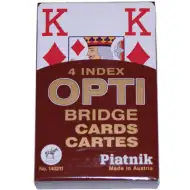 Karty do gry 4 indeksy Opti Bridż - Piatnik