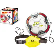 Kick Off – Piłka nożna z gumy o średnicy 23 cm, mocowana na pasku do pasa