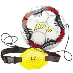Kick Off – Piłka nożna z gumy o średnicy 23 cm, mocowana na pasku do pasa zdjęcie 2