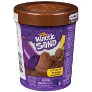 Kinetic Sand: Pudełko lodowe z brązową piaskoliną – Spin Master