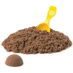 Kinetic Sand: Pudełko lodowe z brązową piaskoliną – Spin Master zdjęcie 2