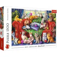 Kocięta na kanapie puzzle 1500 elementów - Trefl