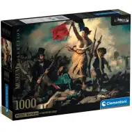 Kolekcja Muzealna: Eugène Delacroix - Wolność wiodąca lud na barykady 1000-elementowe puzzle - Clementoni