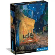 Kolekcja Muzealna: Van Gogh - Taras kawiarni w nocy 1000-elementowe puzzle z plakatem - Clementoni