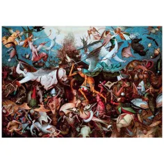 Kolekcja Muzeum: Bruegel - Upadek zbuntowanych aniołów 1000-elementowe puzzle z plakatem - Clementoni zdjęcie 2