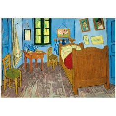 Kolekcja Muzeum: Van Gogh - Pokój Van Gogha w Arles - puzzle 1000 elementów z plakatem - Clementoni zdjęcie 2