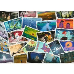 Kolekcja znaczków Disney 1000-elementowe puzzle - Trefl zdjęcie 2