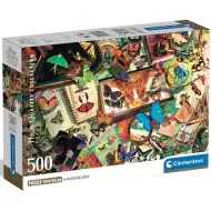Kolekcjoner motyli 500-elementowe puzzle HQC kompakt - Clementoni