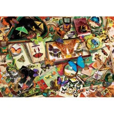 Kolekcjoner motyli 500-elementowe puzzle HQC kompakt - Clementoni zdjęcie 2