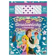 Kolorowanka z brokatowymi naklejkami A4 "Złotowłosa"