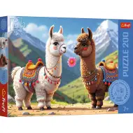 Kolorowe Lamy puzzle 200 elementów – Trefl