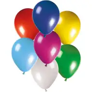 Kolorowe balony lateksowe na przyjęcie – zestaw 100 sztuk