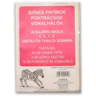 Kolorowe papiery, siatki punktowe i siatki liniowe dla klas 5-8.