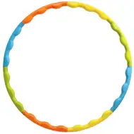 Kolorowe, rozkładane koło hula-hop o średnicy 58 cm