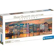Kolorowy Amsterdam HQC 1000-elementowe puzzle panoramiczne - Clementoni