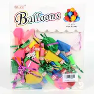 Kolorowy, błyszczący zestaw balonów na imprezę, 20 sztuk