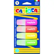 Kolorowy zestaw mini zakreślaczy 4 sztuki - Carioca