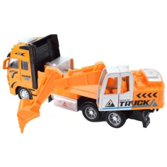 Koparka ciężarówka w kolorze żółtym z światłem i dźwiękiem 1/38 zdjęcie 2