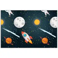 Kosmiczna przygoda plastikowy obrus 120x180 cm