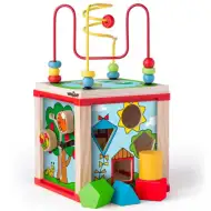 Kostka edukacyjna z magicznymi okręgami - Woodyland