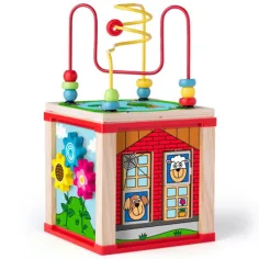Kostka edukacyjna z magicznymi okręgami - Woodyland zdjęcie 2