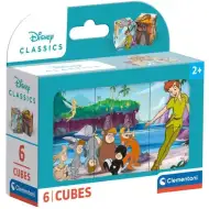 Kostki z bajkami Disney Classic, 6 sztuk - Clementoni