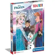 Kraina Lodu 104-elementowe Super Color Puzzle - Clementoni