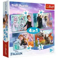 Kraina Lodu 2. Zestaw 4w1 układanek puzzle - Trefl