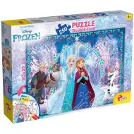 Kraina Lodu 2 w 1 puzzle 250 elementów i kolorowanka 50x35 cm - Lisciani