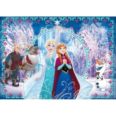 Kraina Lodu 2 w 1 puzzle 250 elementów i kolorowanka 50x35 cm - Lisciani zdjęcie 2