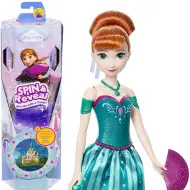 Kraina Lodu: Magiczna niespodzianka lalka Anna z wachlarzem - Mattel