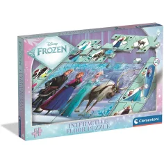 Kraina Lodu interaktywne puzzle podłogowe 24 elementy - Clementoni